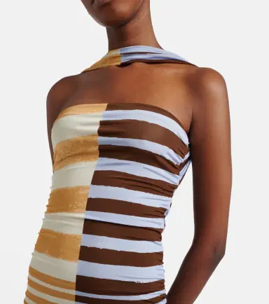 Cala de la Cruz Ornella striped midi dress | Thumbnail 2