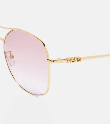 Fendi Fendigraphy aviator sunglasses | Thumbnail 4 Fendi Fendigraphy aviator sunglasses | Thumbnail 4