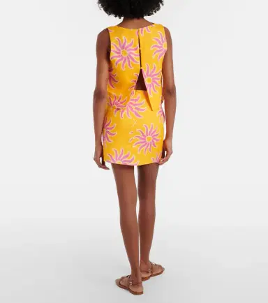 Cala de la Cruz Chemena printed linen miniskirt | Thumbnail 2