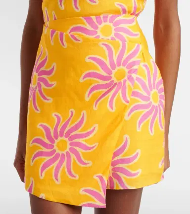 Cala de la Cruz Chemena printed linen miniskirt | Thumbnail 3