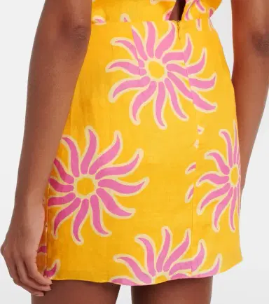 Cala de la Cruz Chemena printed linen miniskirt | Thumbnail 4