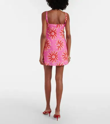 Cala de la Cruz Printed linen minidress | Thumbnail 6