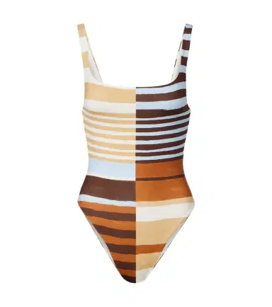 Cala de la Cruz Vienna striped swimsuit | Thumbnail 1
