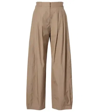 The Row Iven cotton poplin wide-leg pants | Thumbnail 1 The Row Iven cotton poplin wide-leg pants | Thumbnail 1