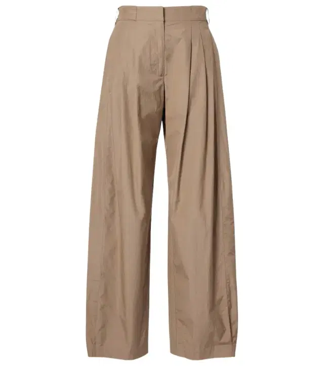 Iven cotton poplin wide-leg pants