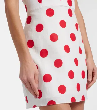Cala de la Cruz Veneta polka-dot halterneck linen minidress | Thumbnail 2