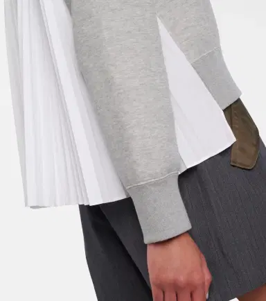 Sacai Cotton-blend sweatshirt | Thumbnail 6 Sacai Cotton-blend sweatshirt | Thumbnail 6