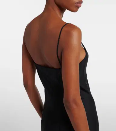 The Row Barina lace-trimmed silk slip dress | Thumbnail 5