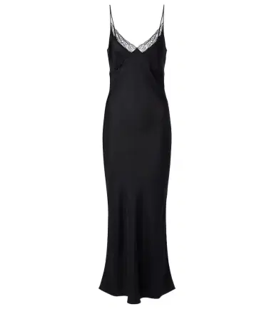 The Row Barina lace-trimmed silk slip dress | Thumbnail 1