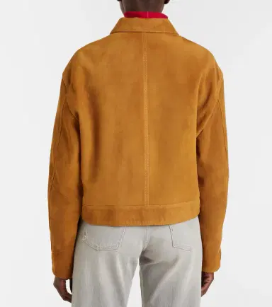 7 For All Mankind Cropped suede jacket | Thumbnail 4 7 For All Mankind Cropped suede jacket | Thumbnail 4