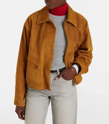7 For All Mankind Cropped suede jacket | Thumbnail 6 7 For All Mankind Cropped suede jacket | Thumbnail 6