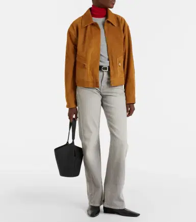 7 For All Mankind Cropped suede jacket | Thumbnail 7 7 For All Mankind Cropped suede jacket | Thumbnail 7