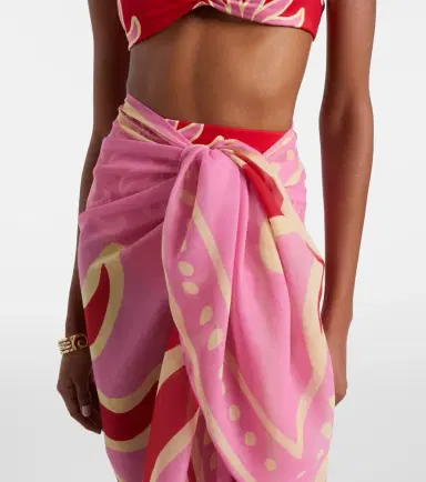 Cala de la Cruz Luana printed beach cover-up | Thumbnail 2