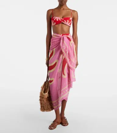 Cala de la Cruz Luana printed beach cover-up | Thumbnail 3