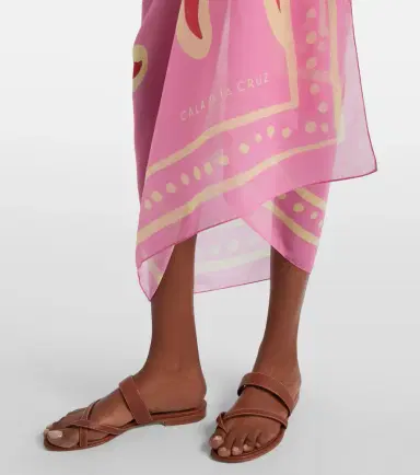Cala de la Cruz Luana printed beach cover-up | Thumbnail 5