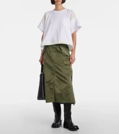 Sacai Cotton T-shirt | Thumbnail 2 Sacai Cotton T-shirt | Thumbnail 2