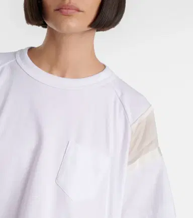 Sacai Cotton T-shirt | Thumbnail 5 Sacai Cotton T-shirt | Thumbnail 5