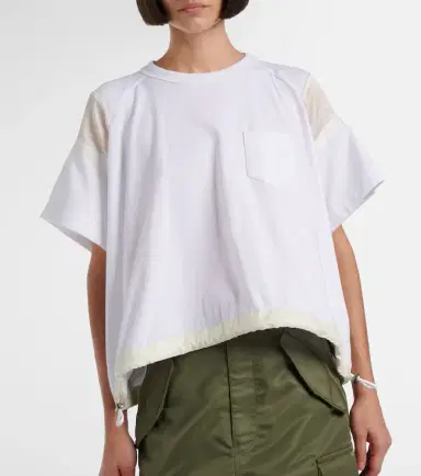 Sacai Cotton T-shirt | Thumbnail 6 Sacai Cotton T-shirt | Thumbnail 6