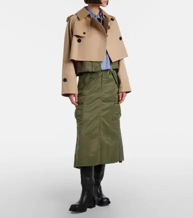 Sacai Padded cotton-blend bomber jacket | Thumbnail 3 Sacai Padded cotton-blend bomber jacket | Thumbnail 3