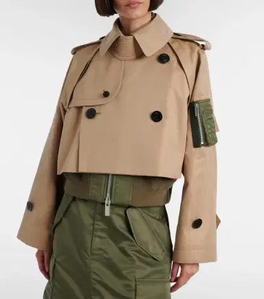 Sacai Padded cotton-blend bomber jacket | Thumbnail 4 Sacai Padded cotton-blend bomber jacket | Thumbnail 4