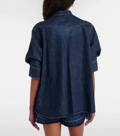 Sacai Layered denim shirt | Thumbnail 3
