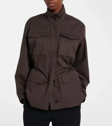 The Row Floriane cotton and cashmere field jacket | Thumbnail 4