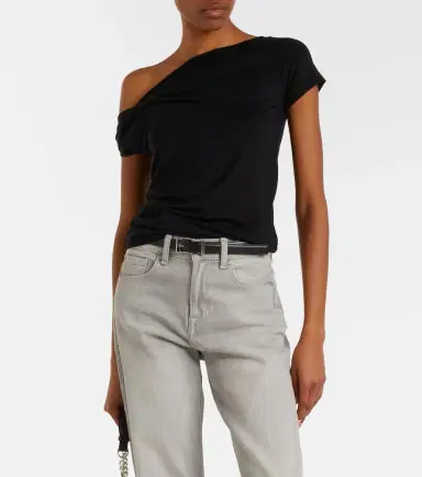 7 For All Mankind One-shoulder T-shirt | Thumbnail 2