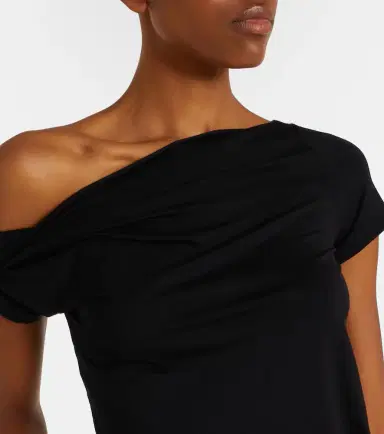 7 For All Mankind One-shoulder T-shirt | Thumbnail 4