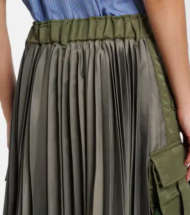 Sacai Pleated midi skirt | Thumbnail 3 Sacai Pleated midi skirt | Thumbnail 3