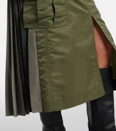 Sacai Pleated midi skirt | Thumbnail 5 Sacai Pleated midi skirt | Thumbnail 5