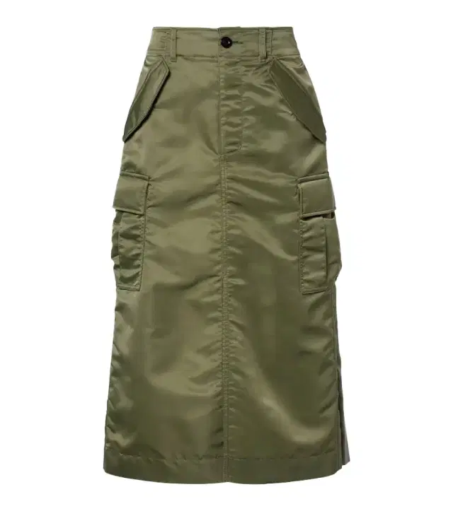 Pleated midi skirt
