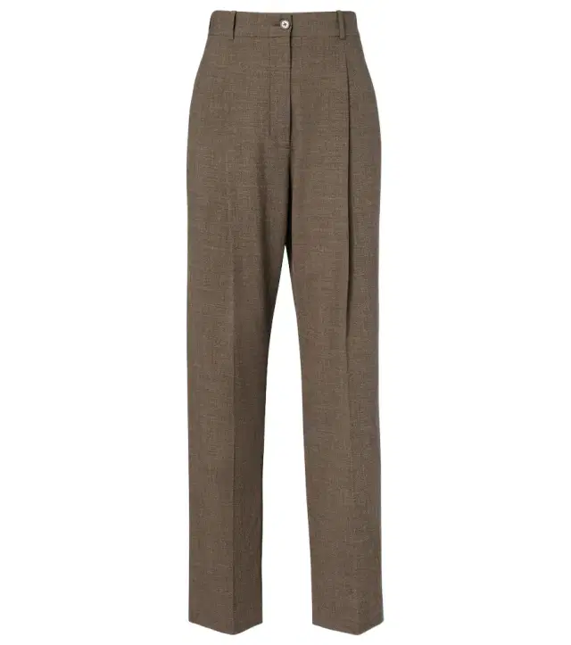 Gianni wool straight pants