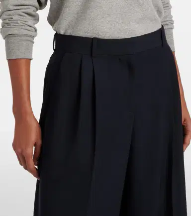 The Row Lior wool gabardine wide-leg pants | Thumbnail 5 The Row Lior wool gabardine wide-leg pants | Thumbnail 5