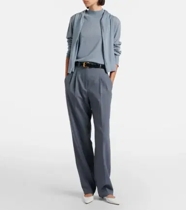The Row Ragnar virgin wool wide-leg pants | Thumbnail 4 The Row Ragnar virgin wool wide-leg pants | Thumbnail 4