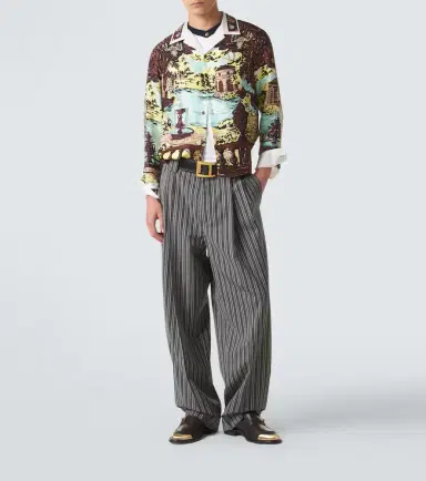 Versace Printed silk shirt | Thumbnail 5