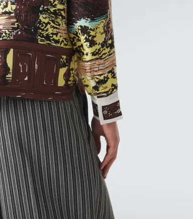 Versace Printed silk shirt | Thumbnail 7