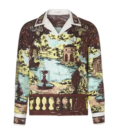 Versace Printed silk shirt | Thumbnail 1