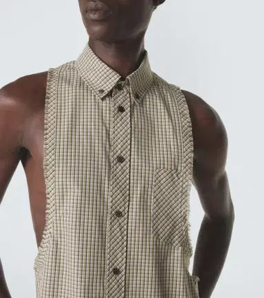 Versace Checked cotton shirt | Thumbnail 6 Versace Checked cotton shirt | Thumbnail 6