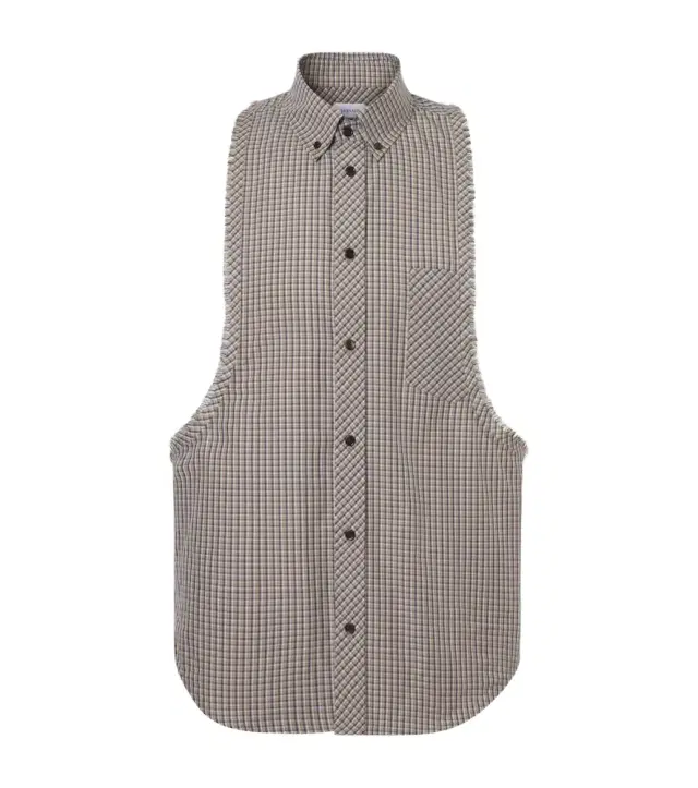 Checked cotton shirt