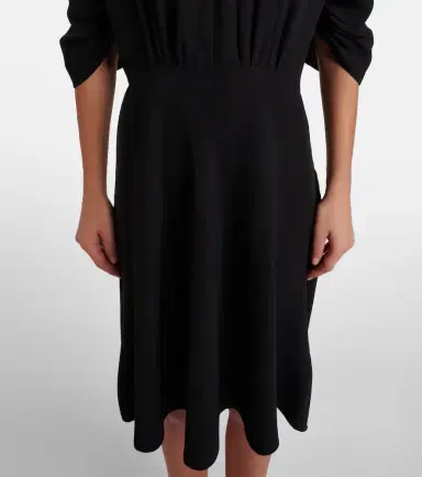 The Row Emmeline silk crêpe cady midi dress | Thumbnail 3