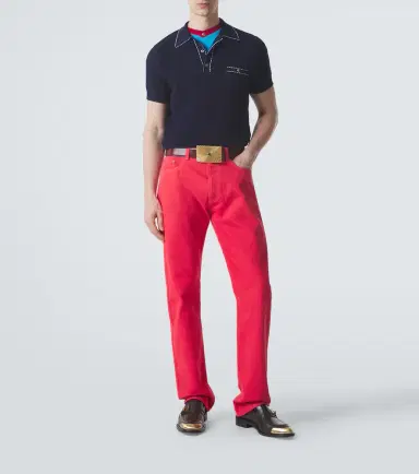 Versace Cotton polo sweater | Thumbnail 4