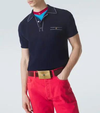 Versace Cotton polo sweater | Thumbnail 5