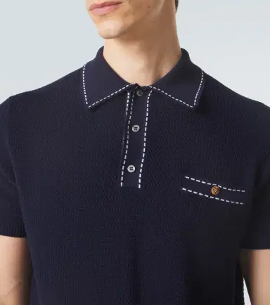 Versace Cotton polo sweater | Thumbnail 6
