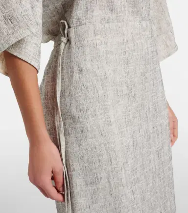 The Row Blum linen and silk maxi skirt | Thumbnail 3