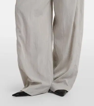 The Row Iven pleated silk-blend wide leg pants | Thumbnail 3 The Row Iven pleated silk-blend wide leg pants | Thumbnail 3
