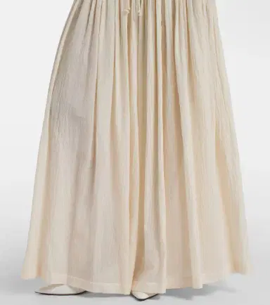 The Row Berenice cotton muslin wide-leg pants | Thumbnail 2