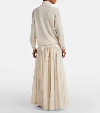 The Row Berenice cotton muslin wide-leg pants | Thumbnail 3