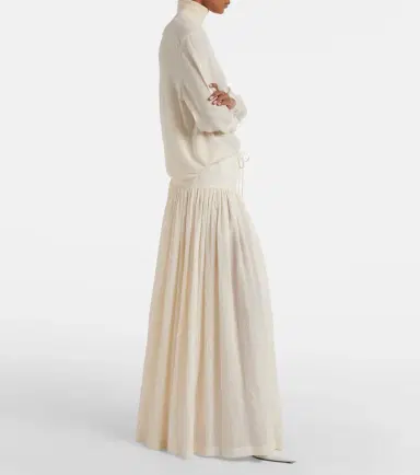The Row Berenice cotton muslin wide-leg pants | Thumbnail 4