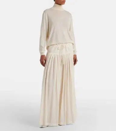 The Row Berenice cotton muslin wide-leg pants | Thumbnail 6
