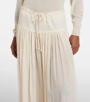 The Row Berenice cotton muslin wide-leg pants | Thumbnail 7
